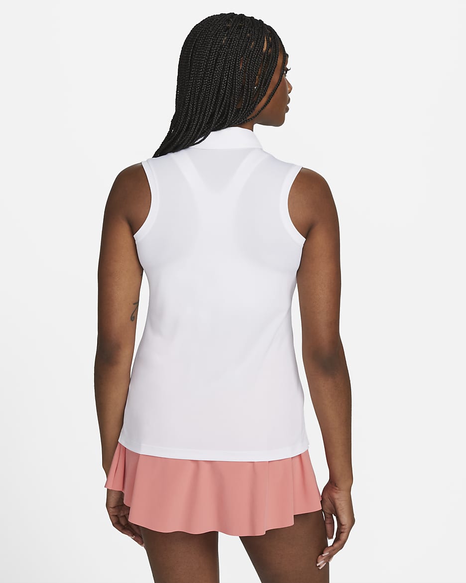 Nike sleeveless golf top best sale